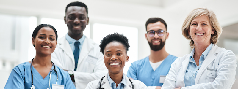 A photo of a group of Healthcare Professionals