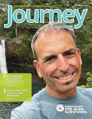 Cover - Journey Magazine - 2023 Edition Two - Phoenix Society for Burn Survivors